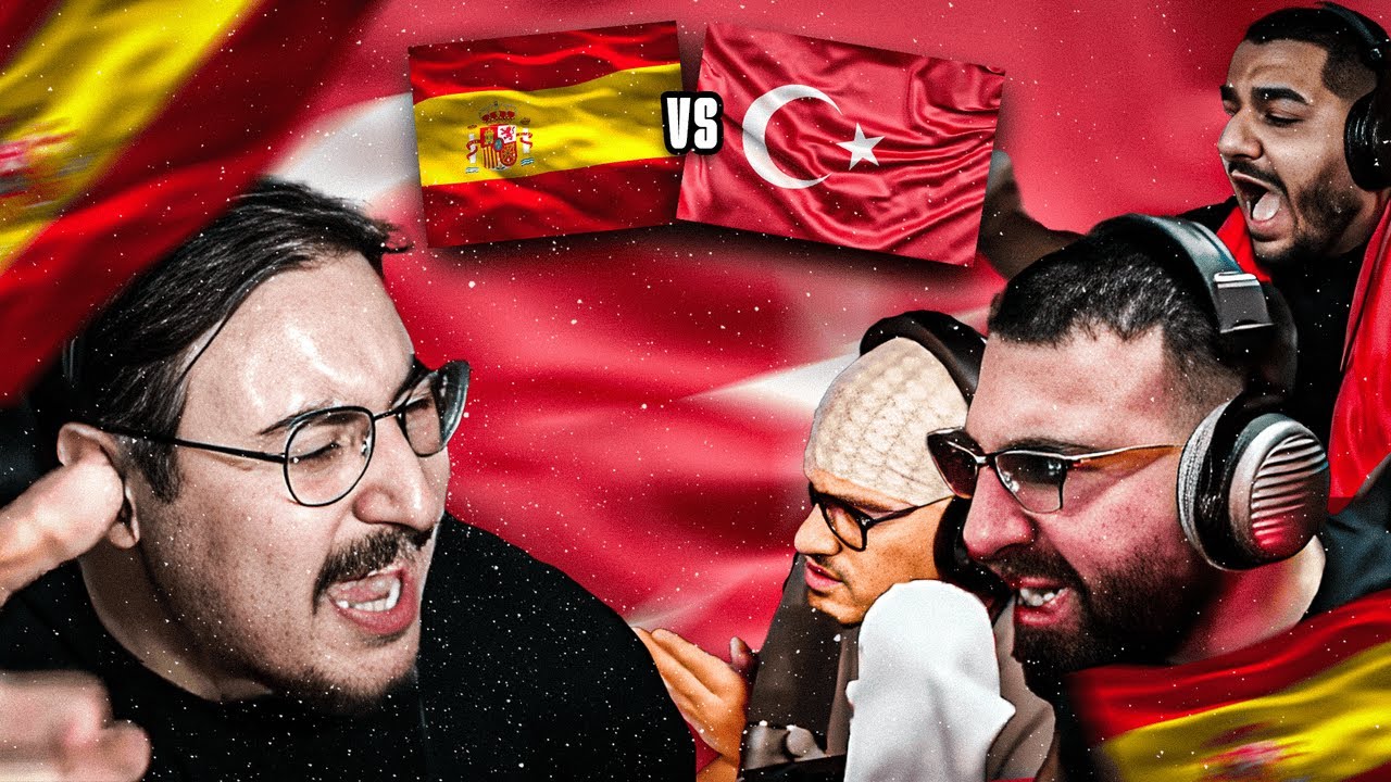 Abdu, Mert, Maus & Onucan drehen komplett durch 🤬 TÜRKEI vs. SPANIEN Watchparty (6:0 BLAMAGE)