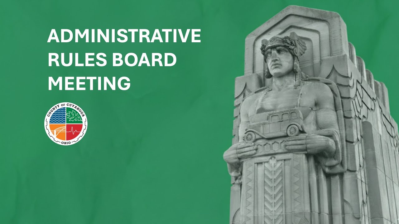 2026.01.08 Administrative Rules Board Meeting