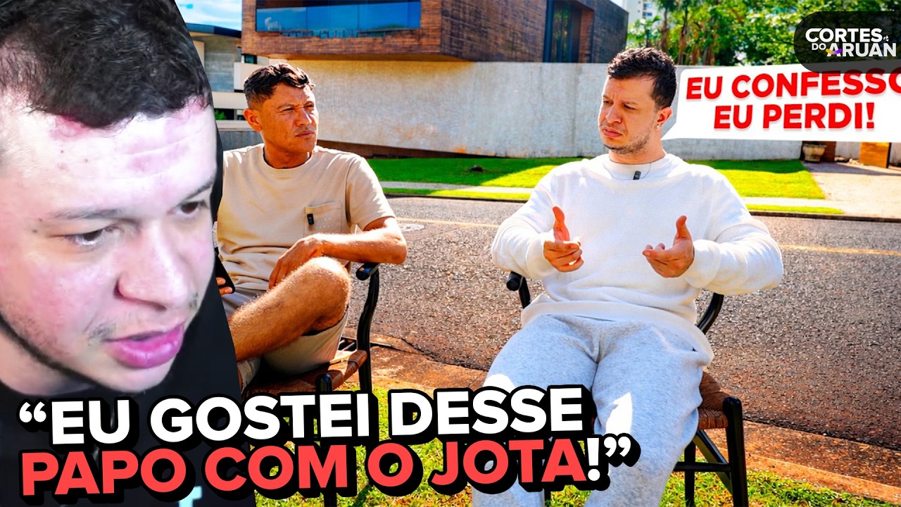 🚨 ARUAN FOI ENTREVISTADO PELO JOTA ALISON DEPOIS DA LIVE DO LIVRO DA ÁRVORE! - Cortes do Aruan