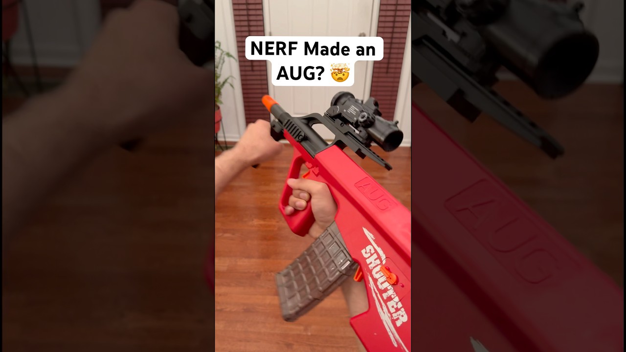 NERF Made an AUG? 🤯 #shorts
