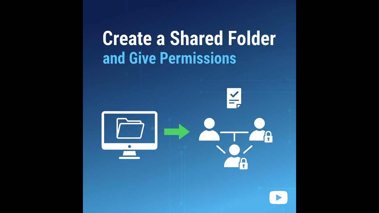 Create a Shared Folder and Give Permissions— @TechSevak2.0