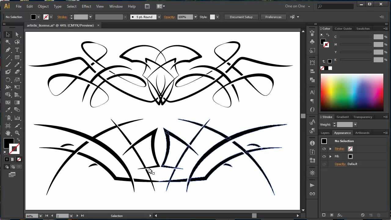 Illustrator - Easy Tribal Designs