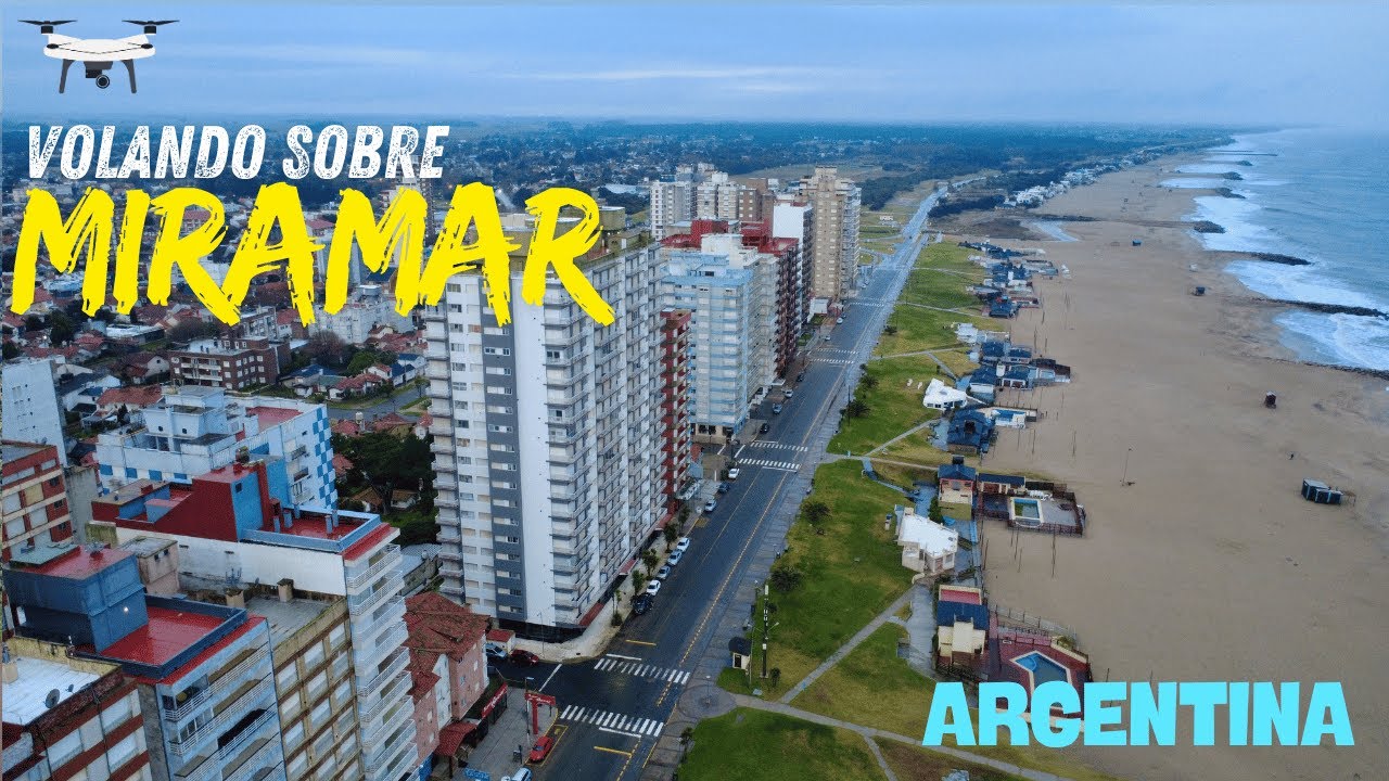 Miramar Buenos Aires Argentina DRONE FOOTAGE