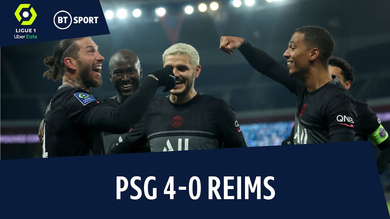 PSG vs Reims (4-0) | Ramos scores his first PSG goal in huge win! | Ligue 1 Highlights