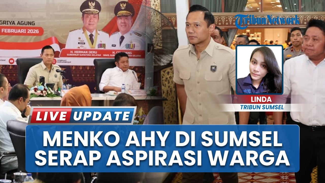 Menko AHY Sambangi Sumsel, Serap Aspirasi Pelabuhan Tanjung Carat hingga Jalan Tak Bertuan 4000 KM