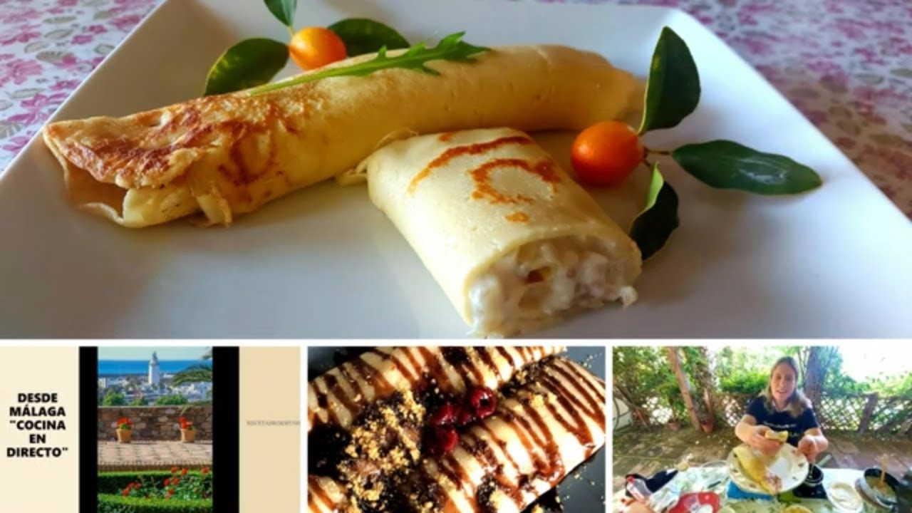 CREPES 🥞 SALADOS o DULCES 🍬 Bechamel:🍄Champiñones 🥓Bacon o Chocolate🍫  🎥Directo 🚩Recetasro&music 152