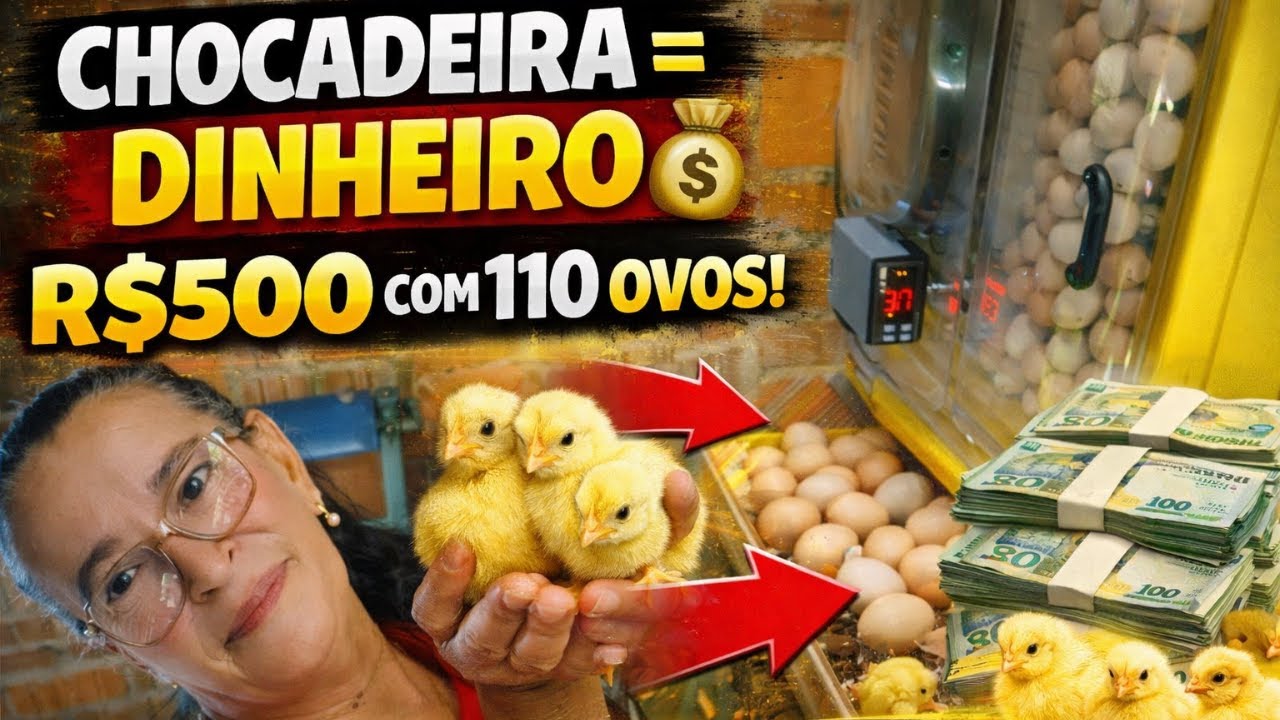 DINHEIRO EXTRA RÁPIDO E FÁCIL - A CHOCADEIRA mudou minha vida - Fiz R$500 com apenas 110 OVOS