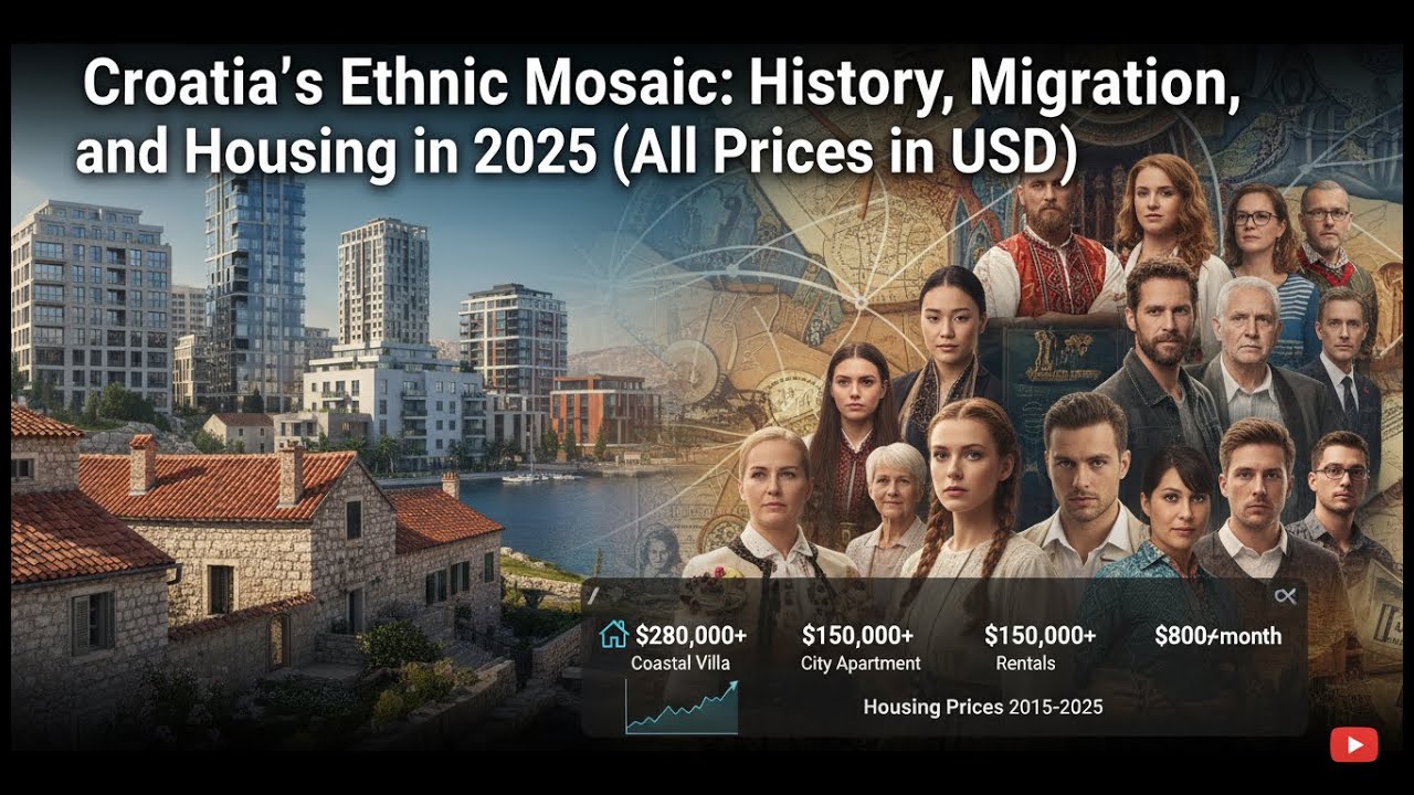 Croatia&rsquo;s Ethnic Mosaic: History, Migration, and Housing in 2025 (All Prices in USD)