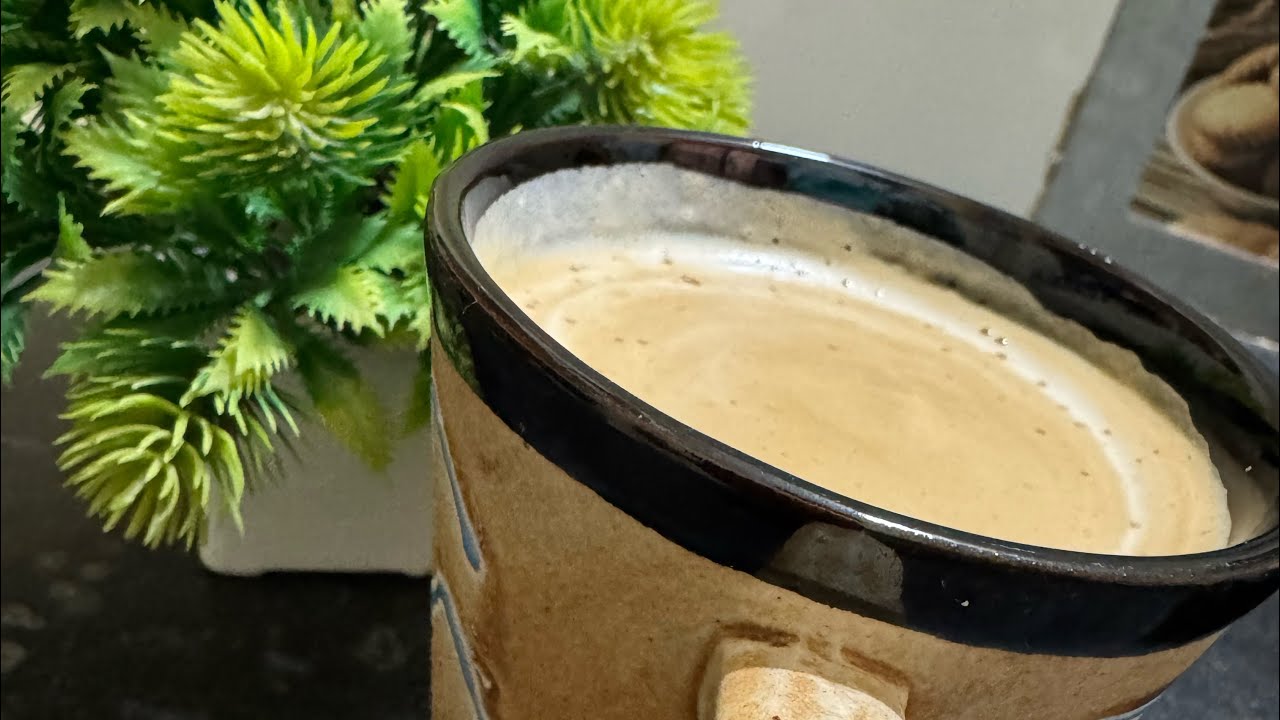 Cafe style hot coffee recipe || cappuccino recipe ||5mi recipe ￼￼