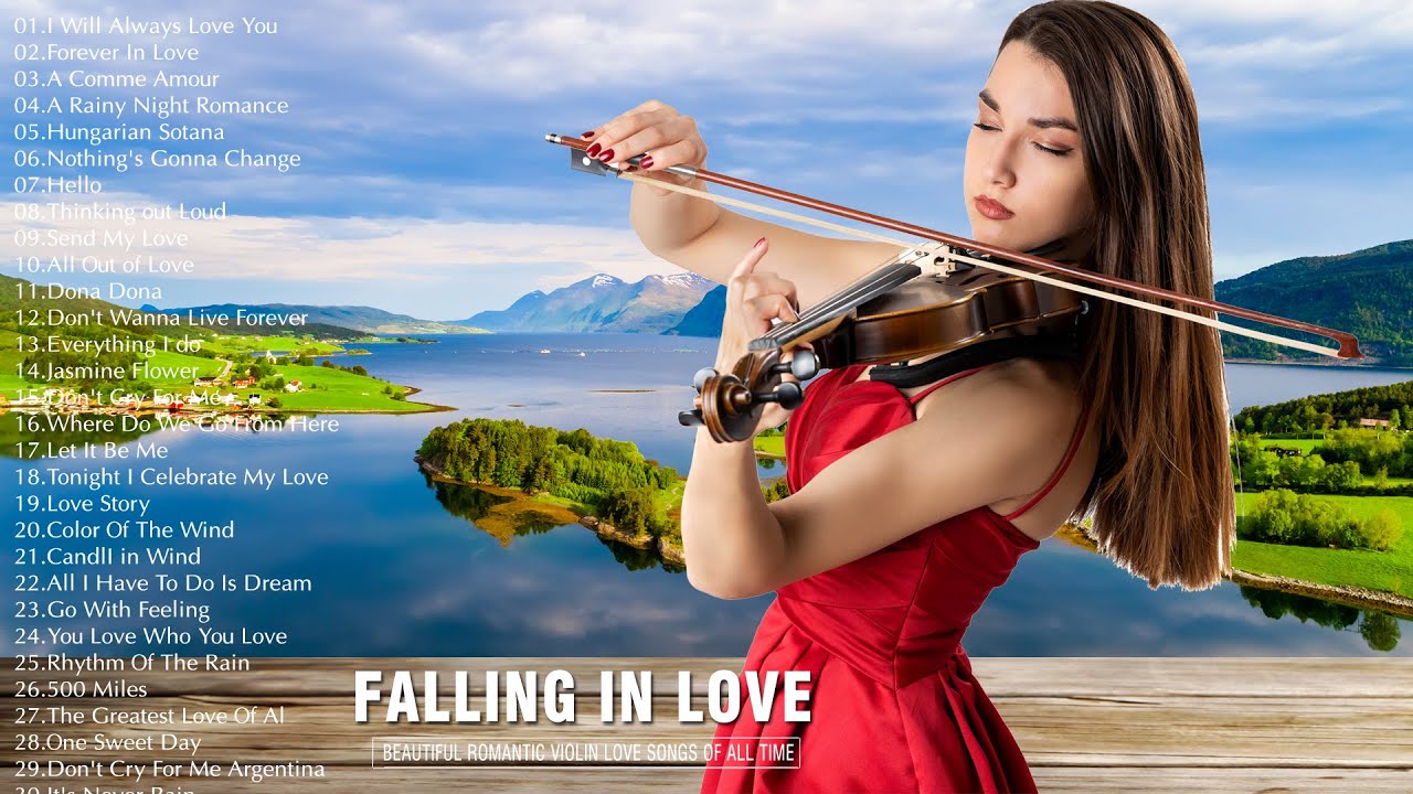 Beautiful Relaxing Violin Love Songs Collection - Most Romantic Violin Melodies to Fall in Love to