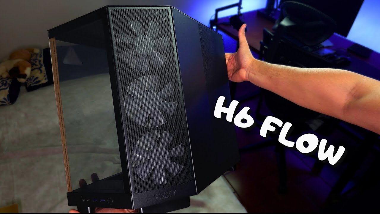 Troquei meu GABINETE GAMER - NZXT H6 Flow