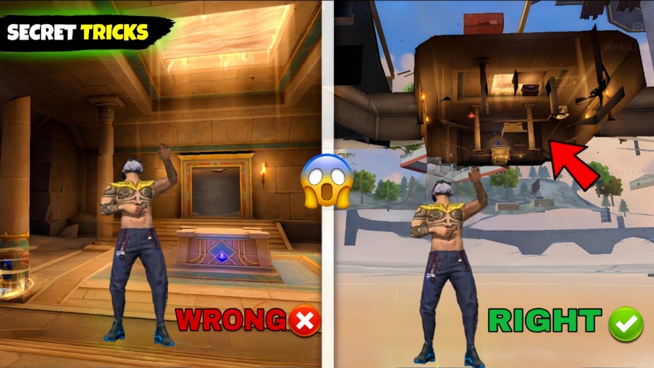 🔥 10 Secret Hidden Places in Free Fire + Pro Tricks for Rank Push 2026 🎯