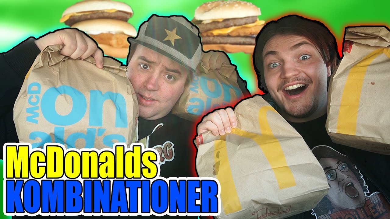 M&AElig;RKELIGE MCDONALDS MAD KOMBINATIONER!