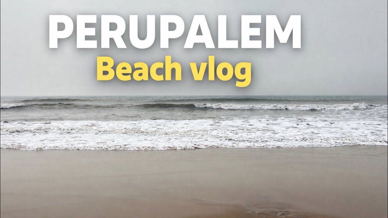 పేరుపాలెం బీచ్ అందాలు 😍 | Andhra Pradesh Hidden Beach | Perupalem Beach Vlog in Telugu