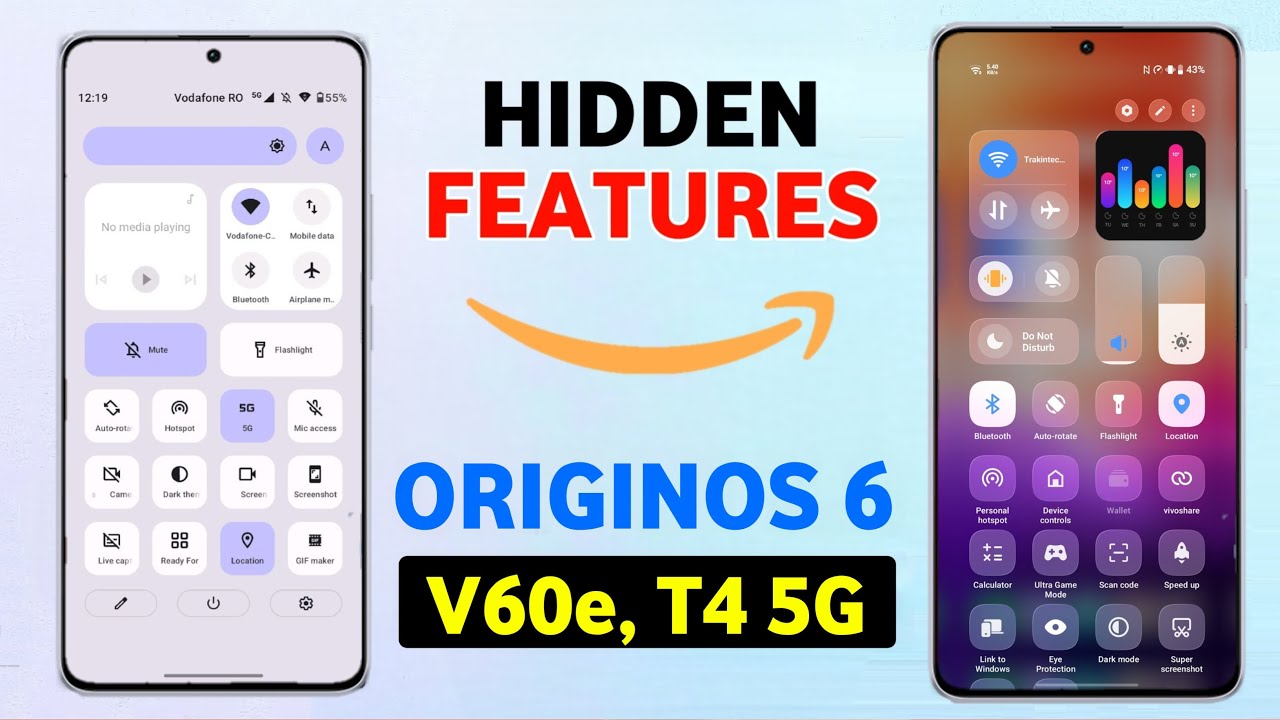 Vivo Origin OS 6 Hidden Features - V60e, T4 5G 😱 Android 16 New Features