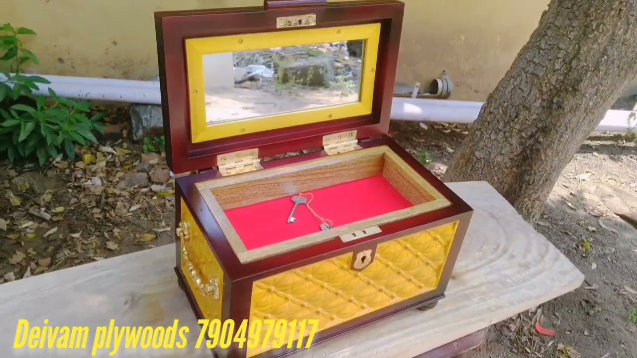 Jackfruit wood cash box