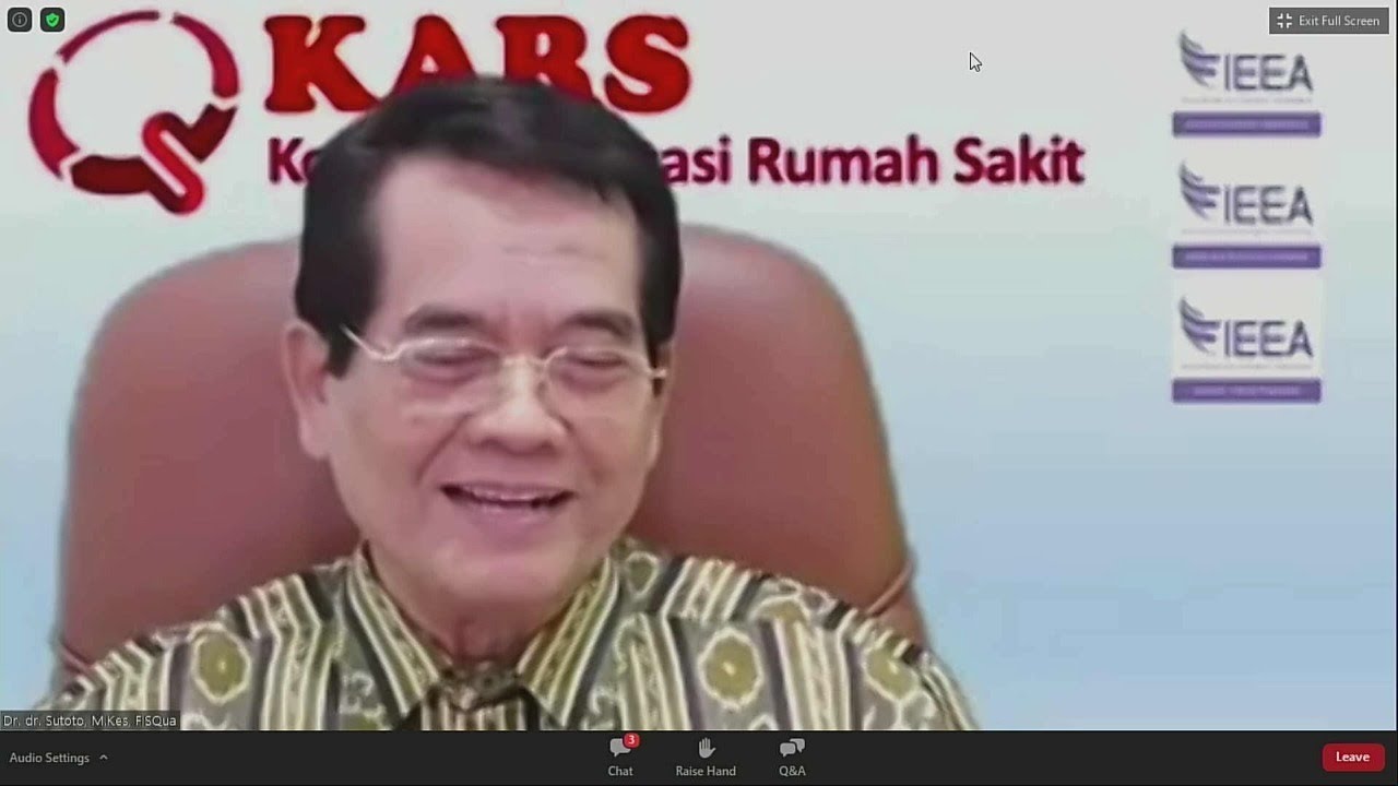 Webinar pelayanan stroke selama pandemi COVID19 dan Survei Terfokusnya