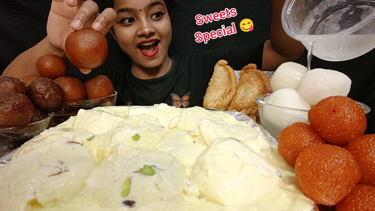 СПЕЦИАЛЬНЫЕ СЛАДОСТИ 😋МНОГО РАСМАЛАИ, РАШОГУЛЛЫ, КАЛА ДЖААМ, ГУЛАБ ДЖАМУНА, ГУДЖХИЯ, МОТИЧУР КЕ Л...