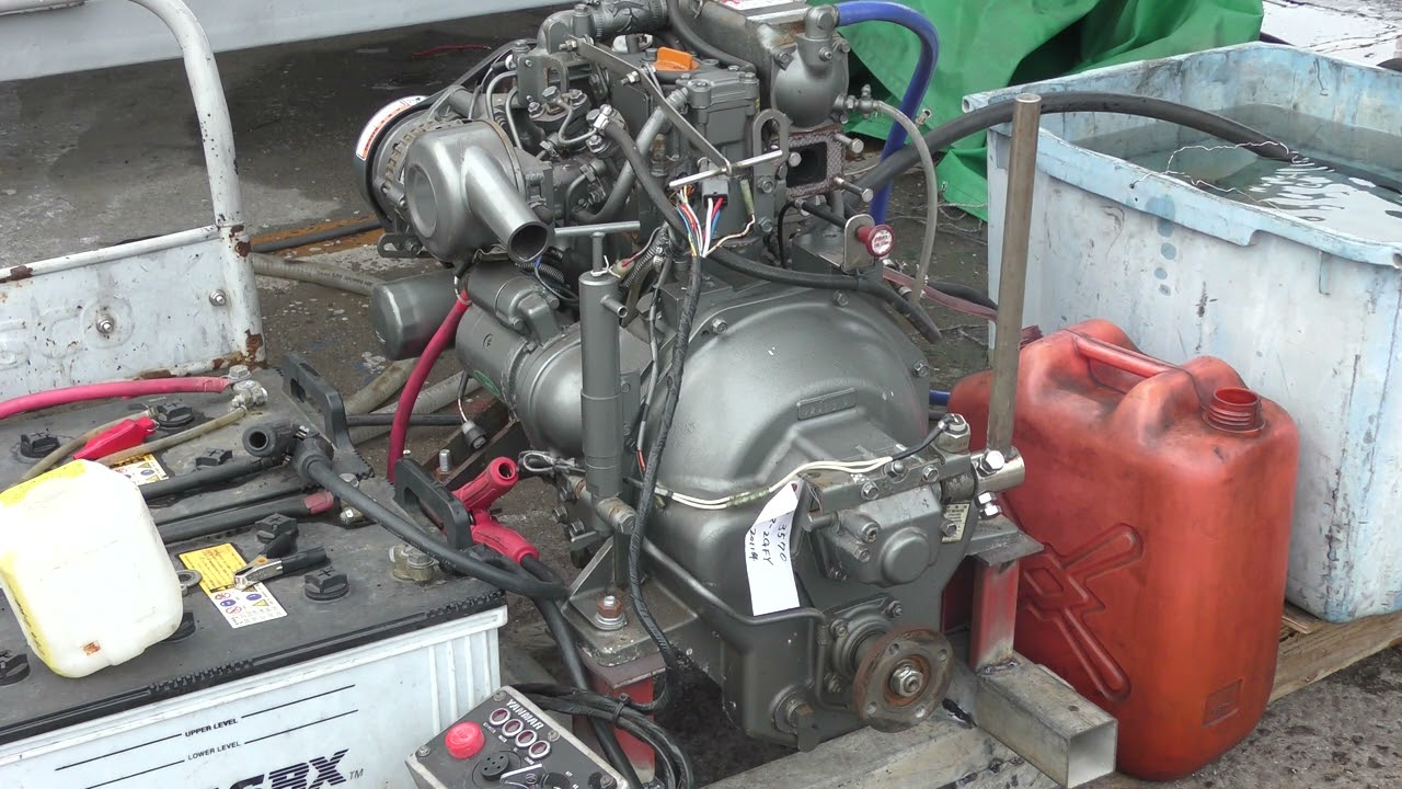 No.3570 ヤンマー 2GMFY 14PS(3.04) Yanmar 【Used Marine Diesel Engine Amakusa Marina マリンエンジン】