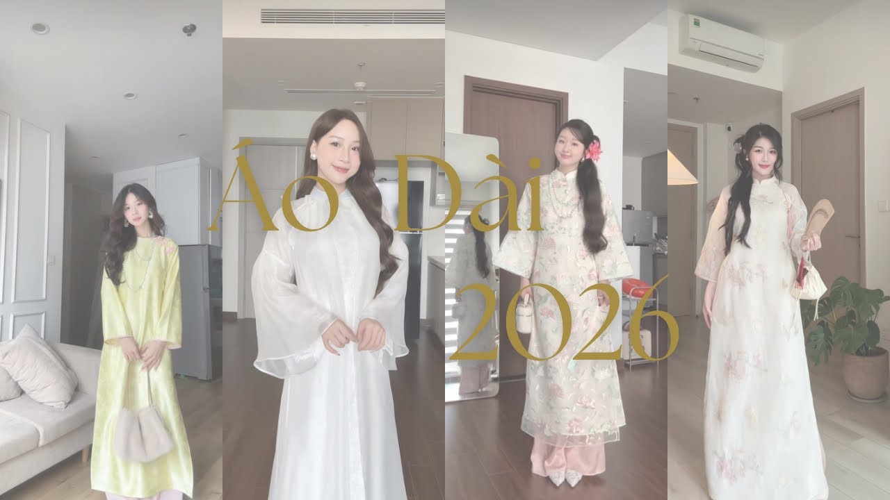[SHOPEE HAUL] Tổng hợp những mẫu áo dài xinh Tết 🧧 2026 | Góc review 