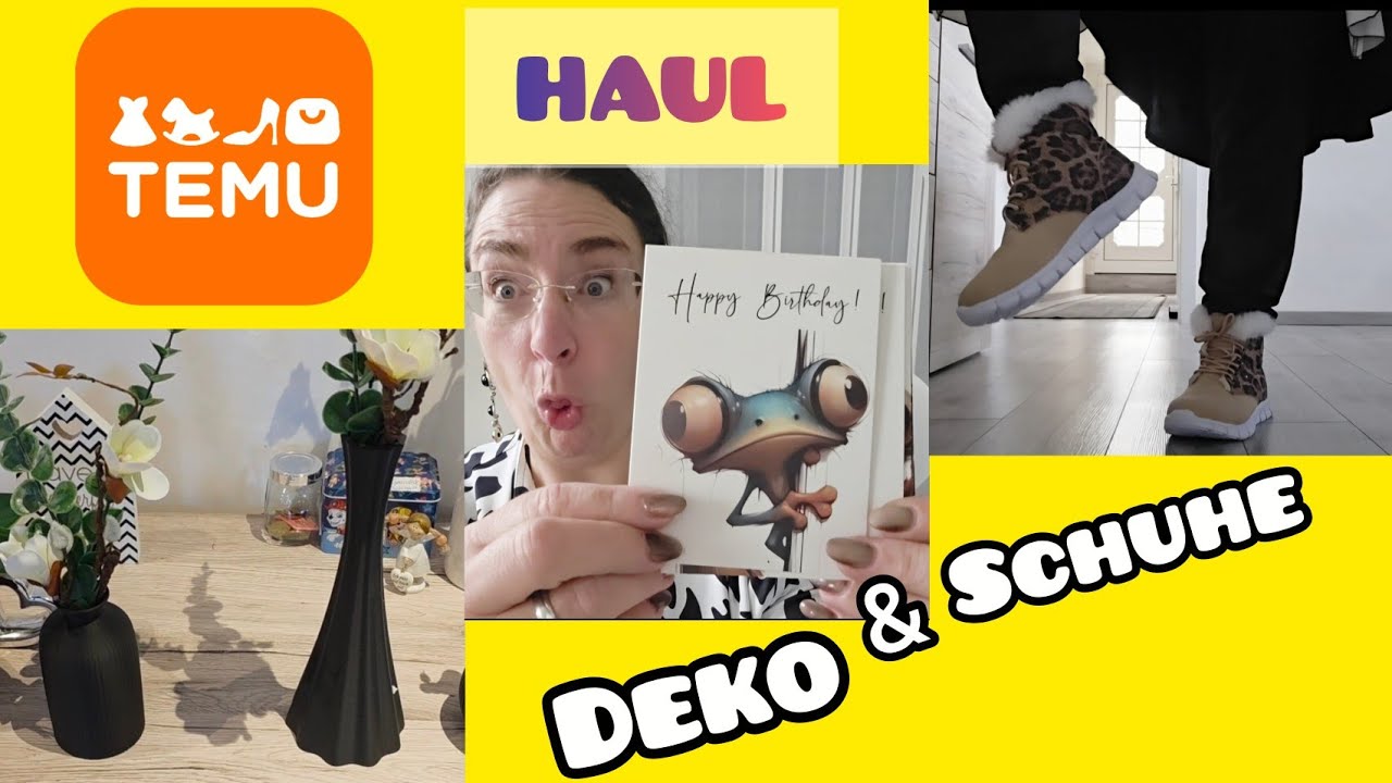 TEMU Haul / Deko , Schuhe und mehr