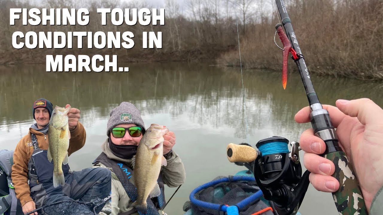 The Struggles of Early Spring Bass Fishing in Ohio (surprise catch)