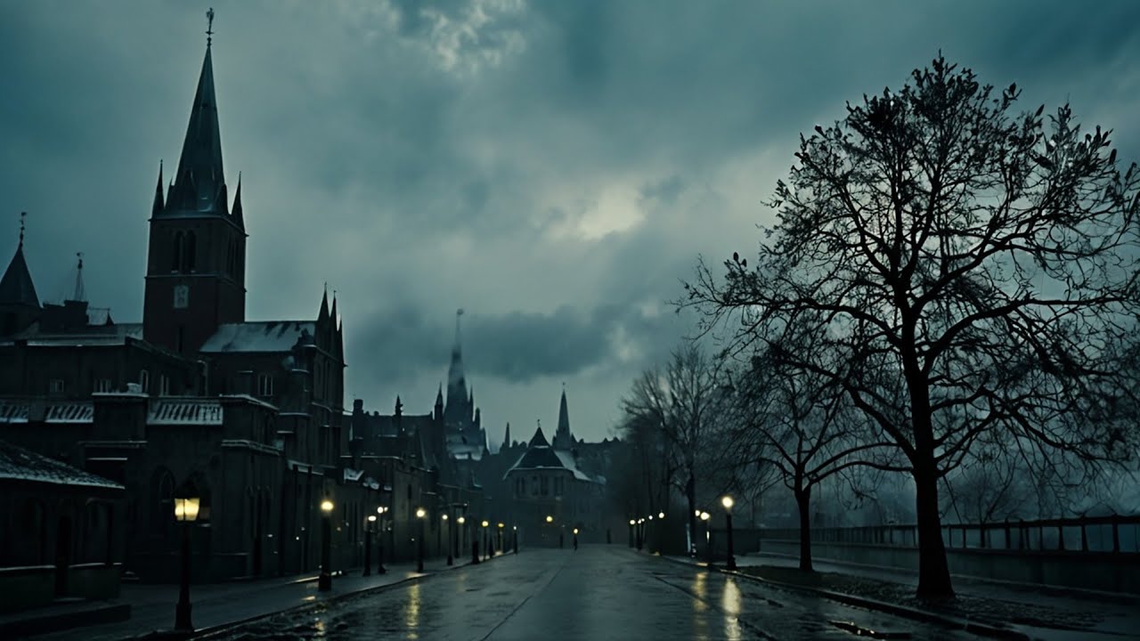 Silent Streets at Dusk – Melancholic Piano Music for Reflection & Focus | Dark Academia Sad Piano