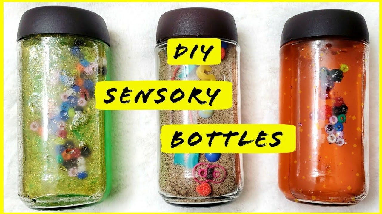 How to make Sensory Bottle | DIY Sensory Bottles | Play Sensory Water/Sand Bottles