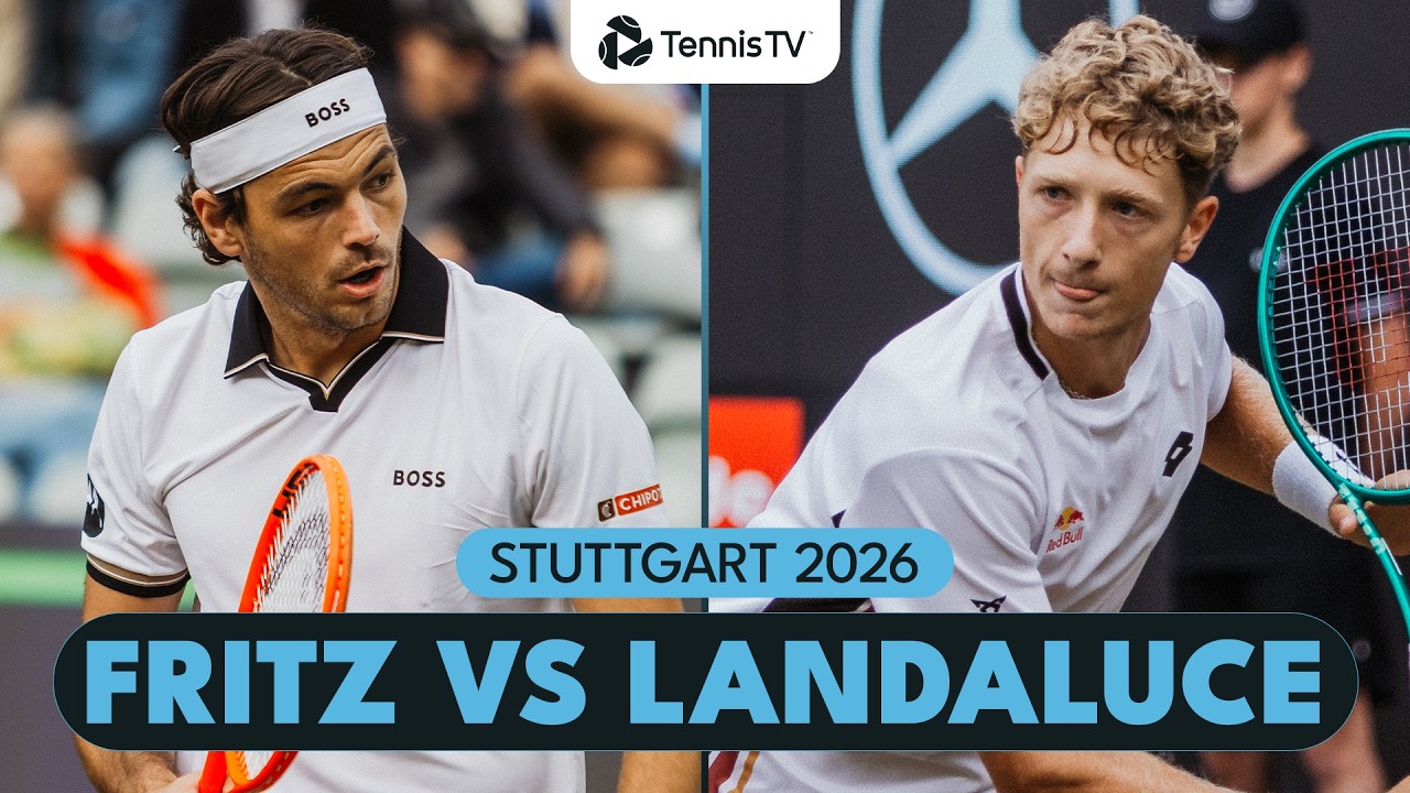 Defending Champion Taylor Fritz Faces Martin Landaluce! | Stuttgart 2026 Highlights