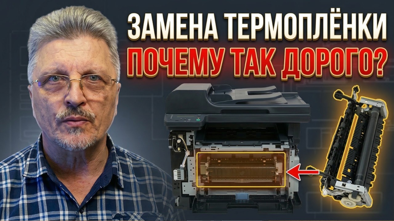 Почему замена термопленки стоит по-разному? На примере HP 1536.