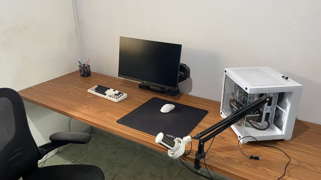 Minha nova mesa do setup no estilo ikea!!! | Projeto setup 2026 pt. 1