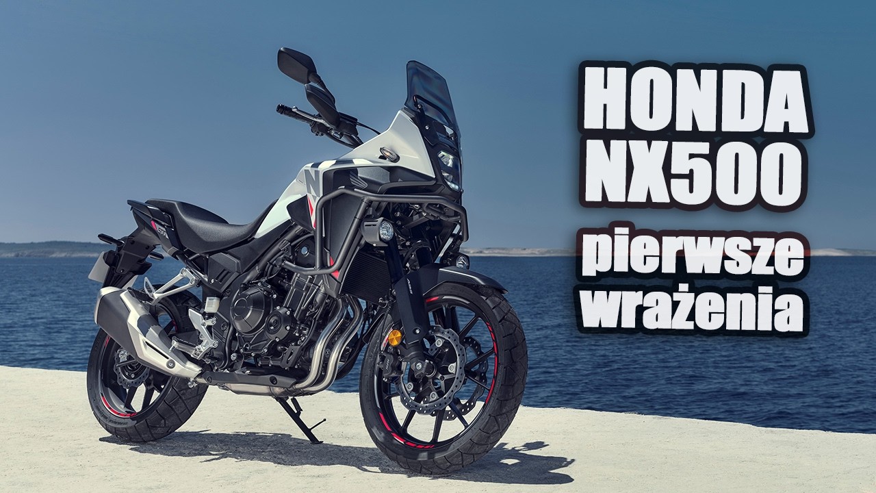 HONDA NX500 - pierwsze wrażenia z jazdy - #motovlog - CMV278
