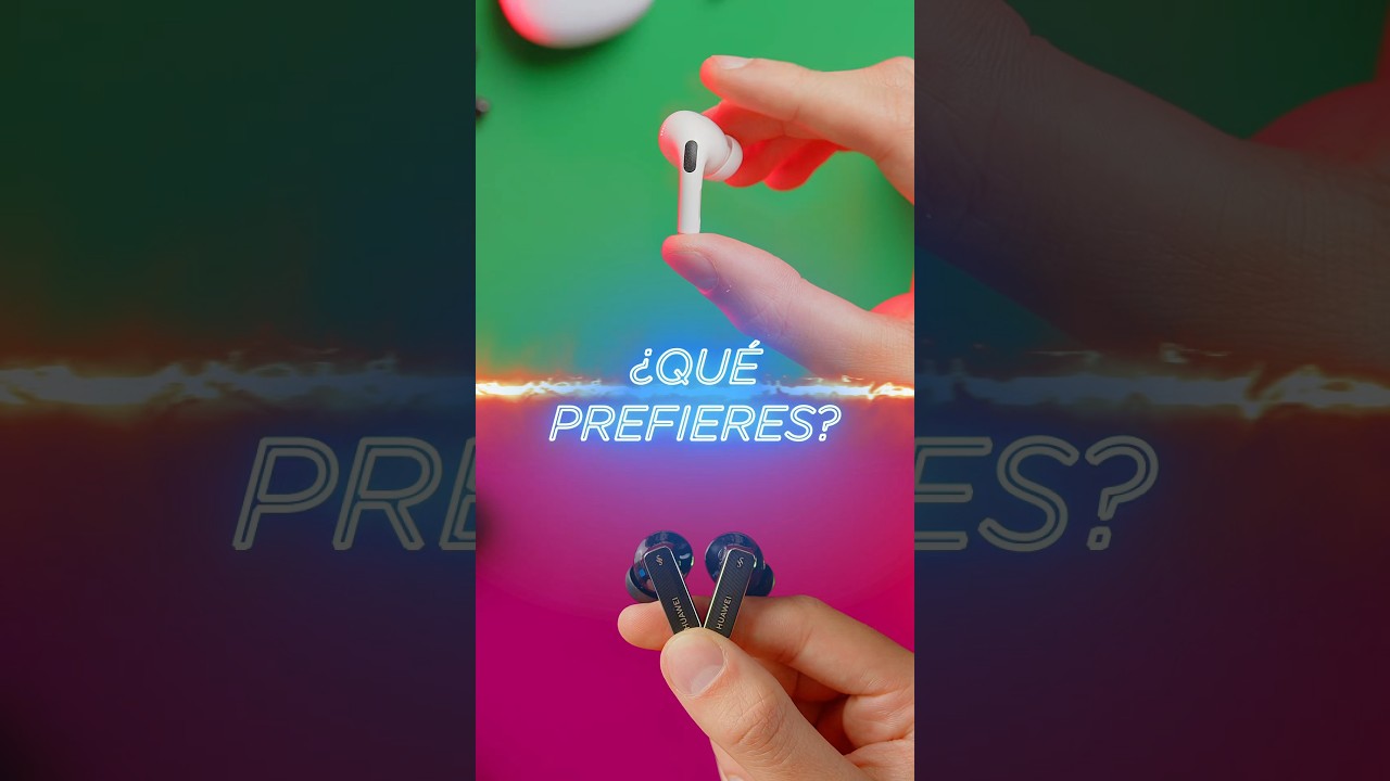 &iquest;QU&Eacute; PREFIERES? &iquest;AIRPODS PRO 2 O FREEBUDS PRO 4?🤔🤔🤔#shorts #apple #huawei #airpods #android #ios