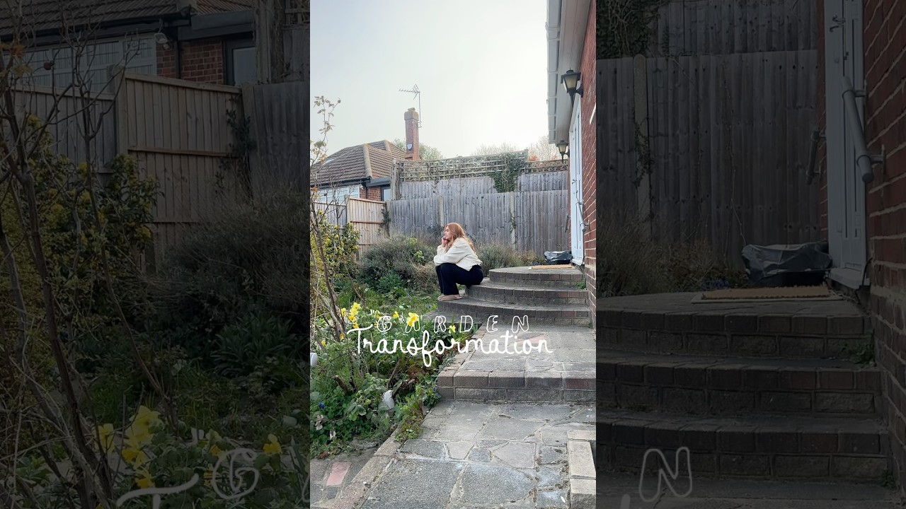 Sharing our garden transformation  🪴#gardendesign  #gardenscapes #gardenmakeover  #transformation