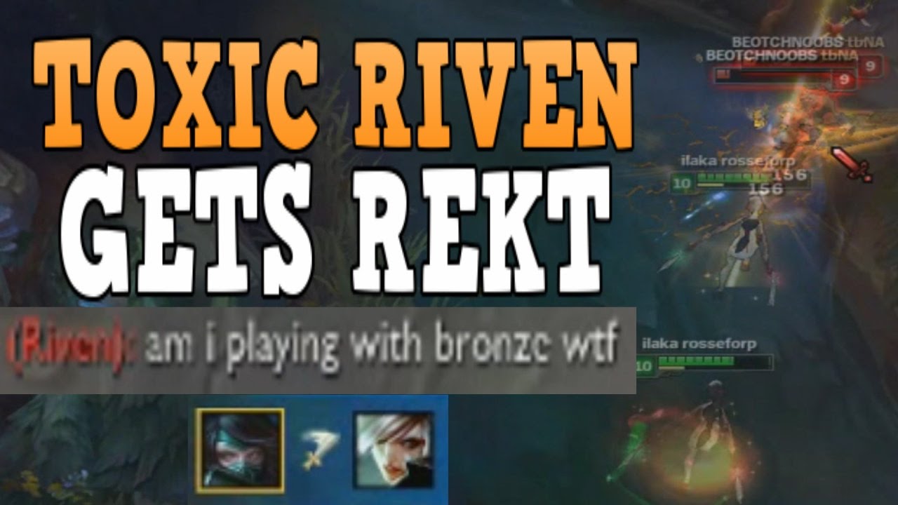 TRASHING THE TRASH TALKER!!  COCKY TOXIC RIVEN GETS DUMPSTERED!!  Unranked To Rank 1 - Ep. 7