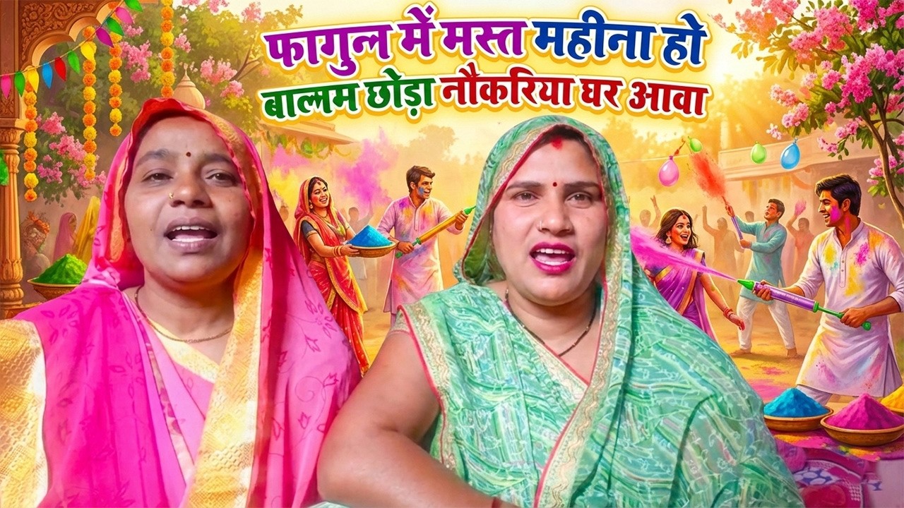 फागुन में मस्त महीना हो बलम छोड़ा नौकरिया घर आवा | Superhit Phagun Geet | Holi Lokgeet 2026