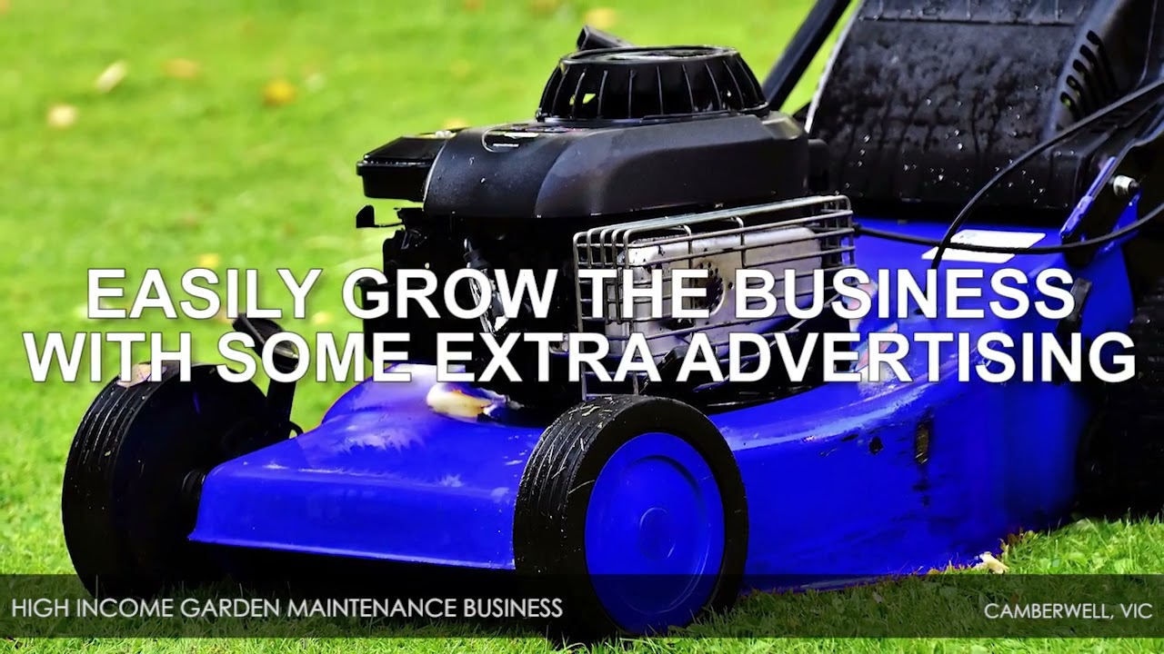High Income Garden Maintenance Business &ndash; Camberwell, VIC