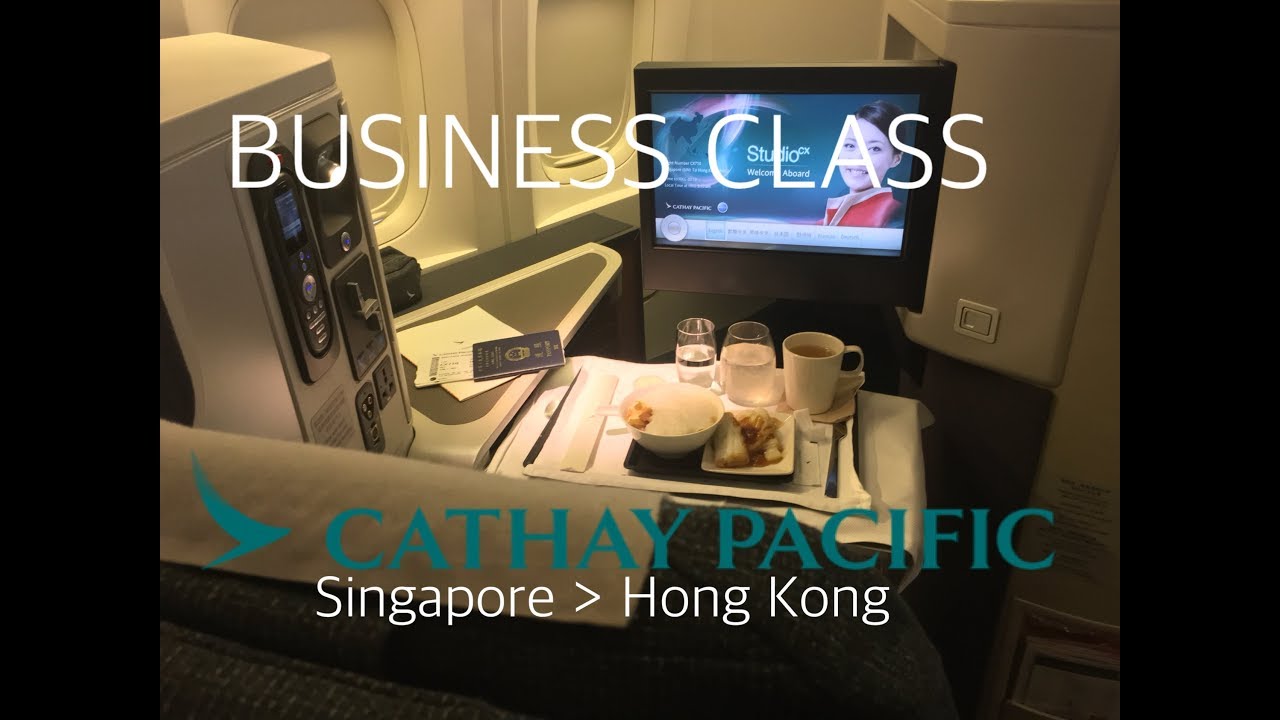 #14 Cathay Pacific | Business Class | CX710 | SINGAPORE-HONG KONG | Flight Review
