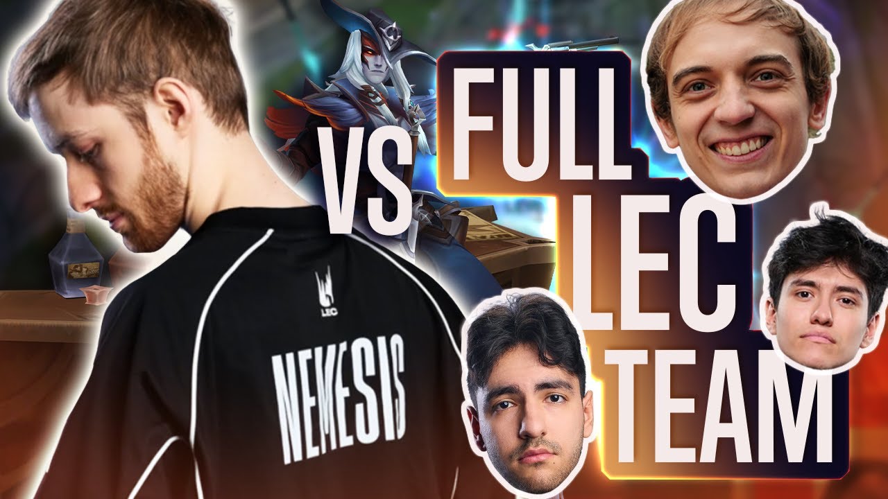 NEMESIS VS LEC TEAM.. MONSTER YIKE & CAPS TROLLING? 😅
