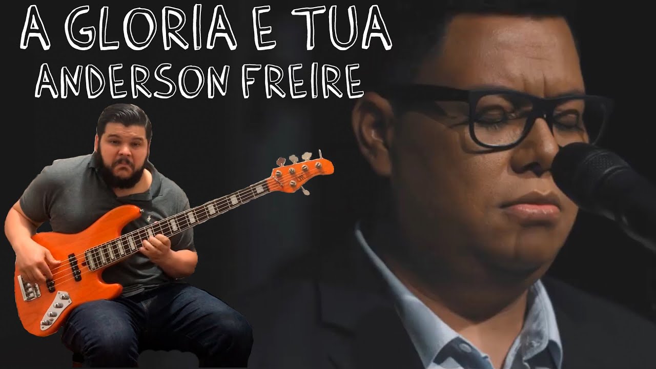 Groove WORSHIP c/ Frases ESPETACULARES (Bass Cover) A Glória é Tua - Anderson Freire