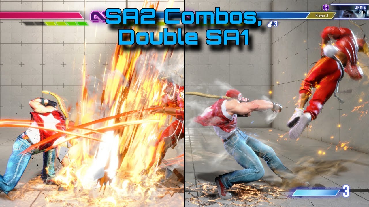SF6: Terry SA2 Combos (And Double SA1)