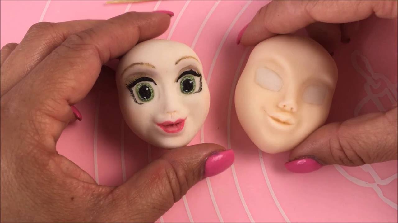Fondant Gesichts - Malen Tutorial