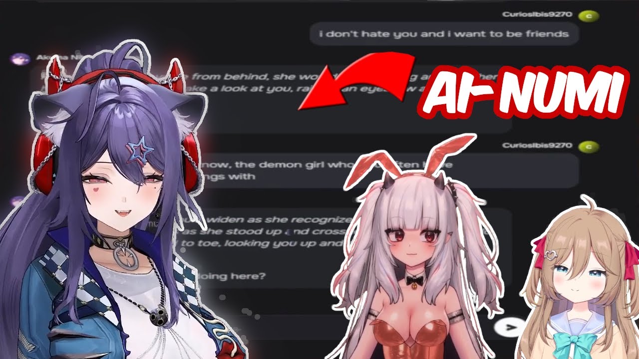 Numi reacts to Neuro and Lucy talking to AI-Numi