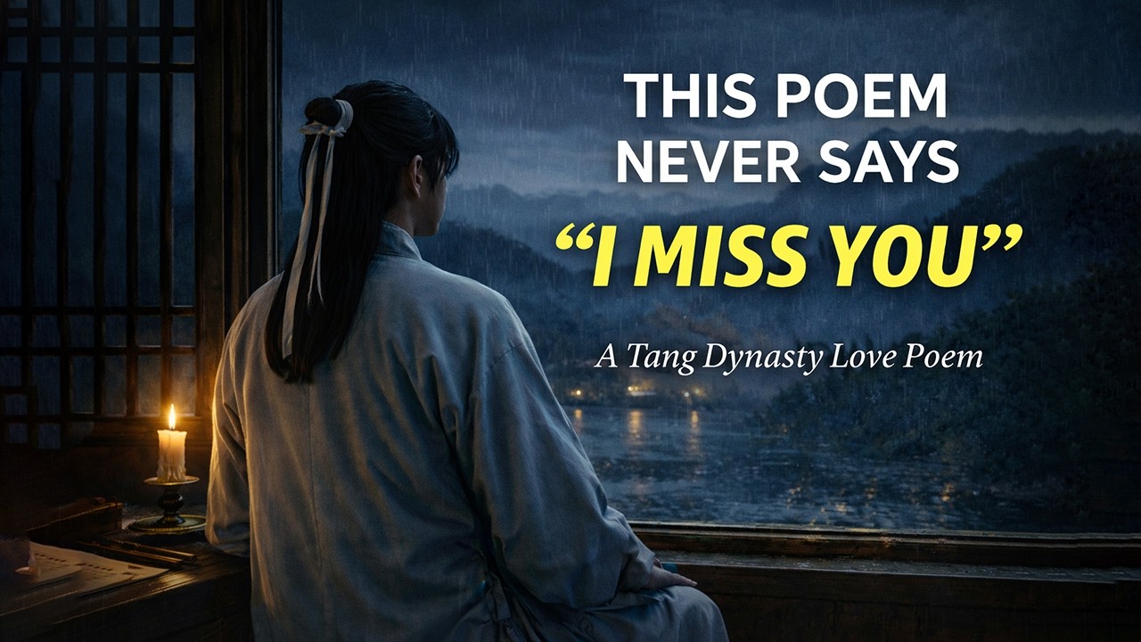Learn Chinese Through Poetry | 夜雨寄北 Night Rain to the North · Li Shangyin 李商隐