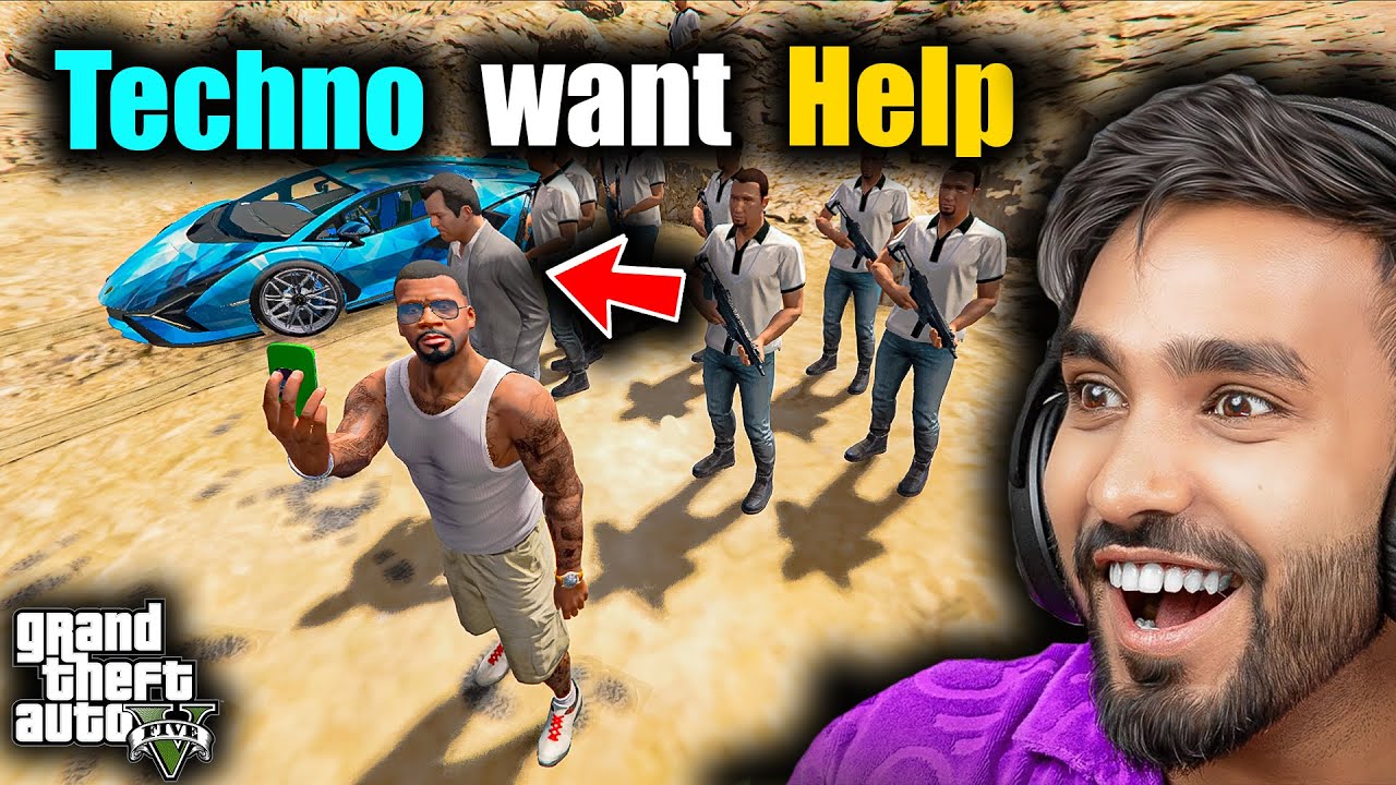 Techno Gamerz Sent Me to Steal a B2 Bomber! GTA 5 Gameplay | RKxRohail