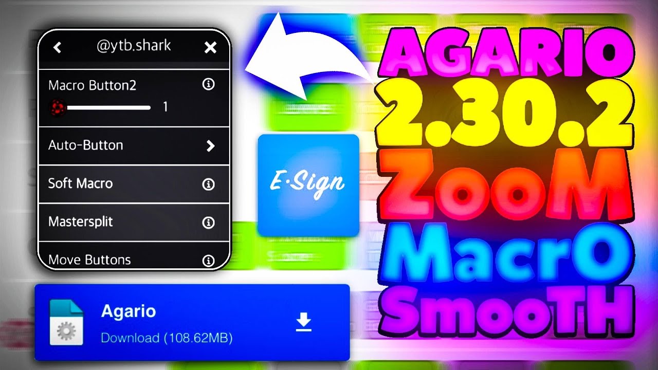 AGARIO MOD MENU IOS - AGARIO MACRO ZOOM MOD MENU IOS TUTORIAL NO JAILBREAK ESIGN (AGARIO MOBILE)