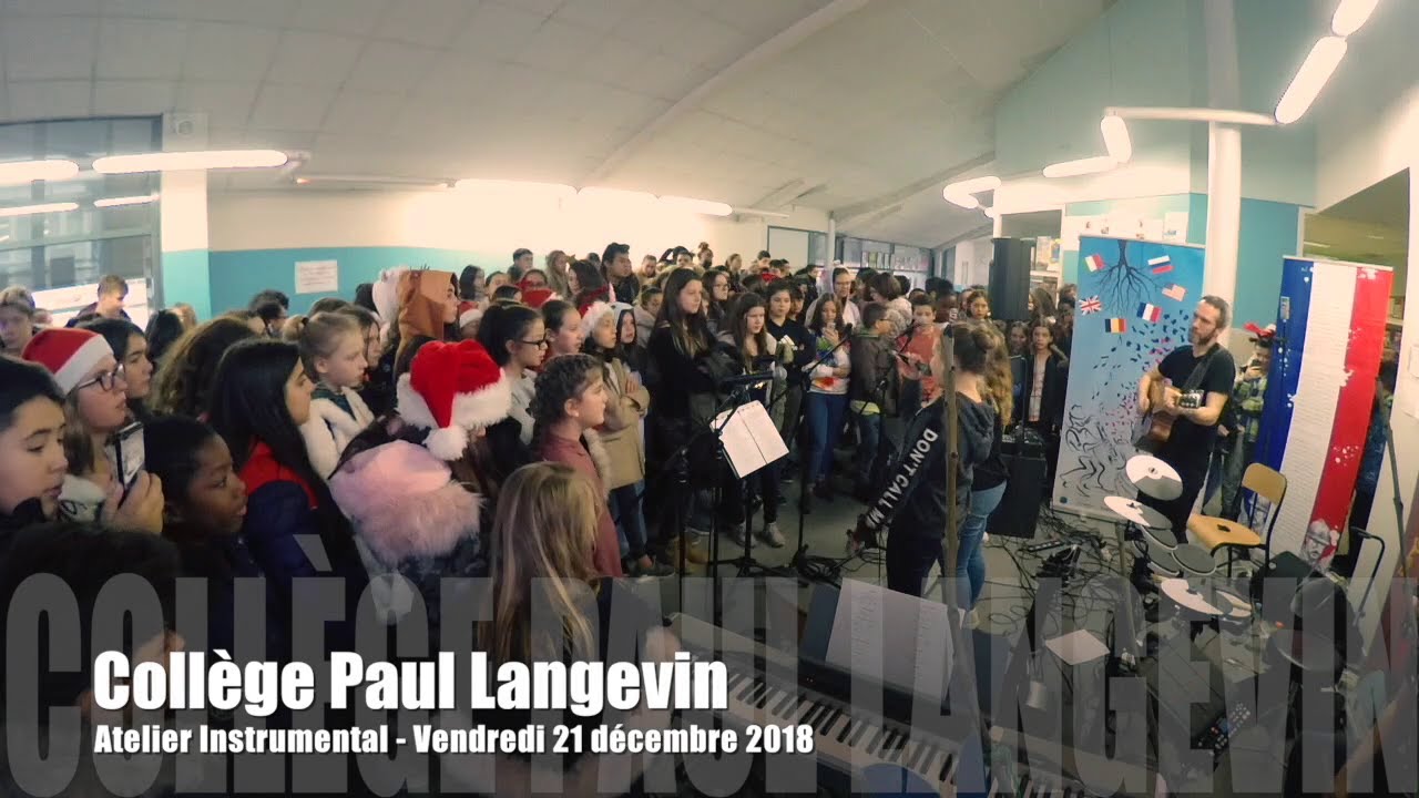 Concert Atelier Instrumental - Collège Paul Langevin - Ville-La-Grand - Vendredi 21 décembre 2018