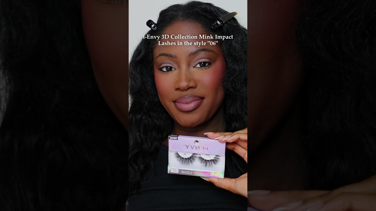 i-ENVY Mink 3D Impact Lashes - The Ultimate Vegan Mink Lash for a Glamorous Look #ienvy