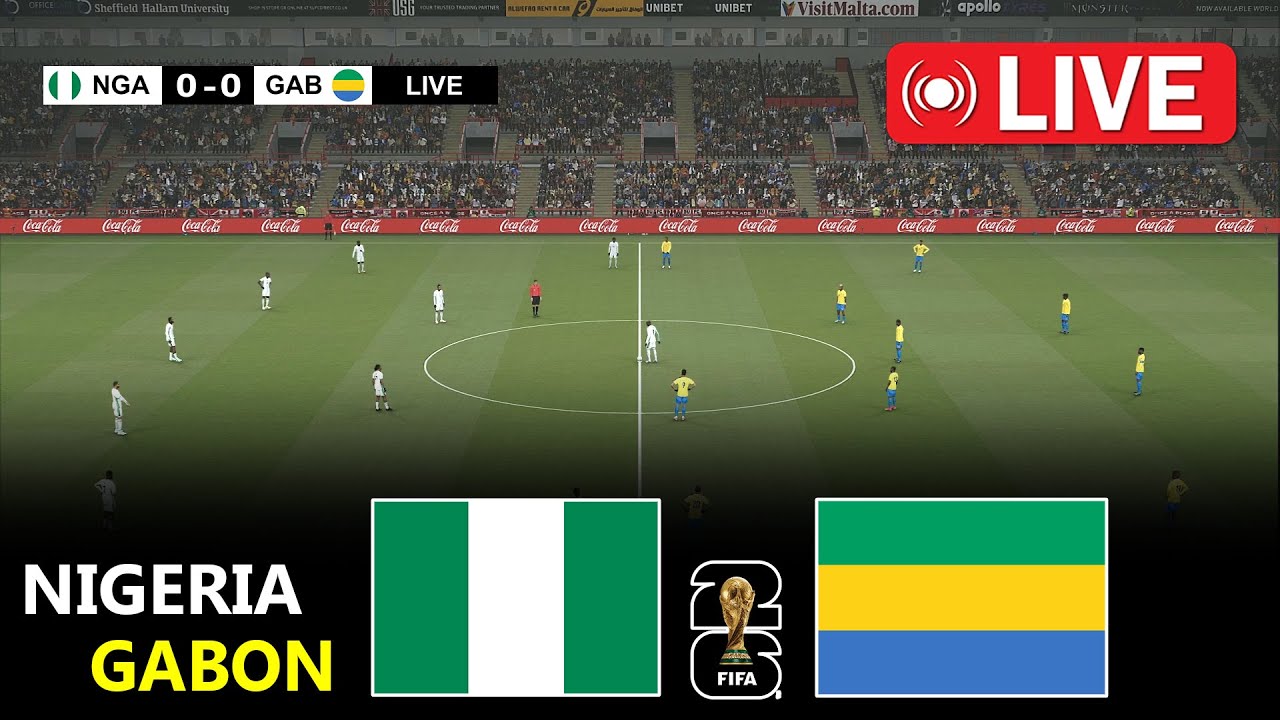 Nigeria vs Gabon | CAF World Cup Qualifiers 2026 | Full Match PES 21 Simulation Gameplay