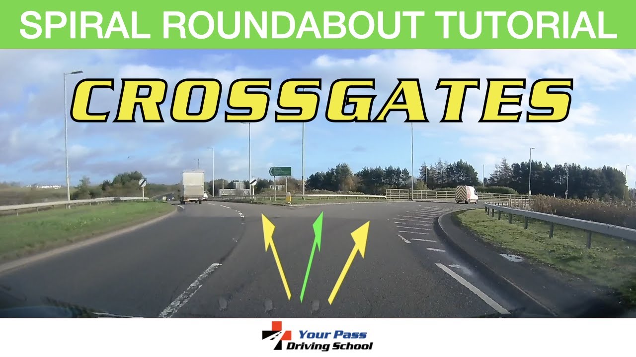 Crossgates Spiral Roundabout | Tutorial | Driving Lessons in Dunfermline